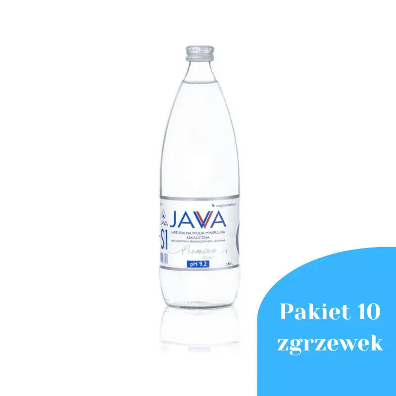 Pakiet 10 zgrzewek Java Niegazowana 0,86l 