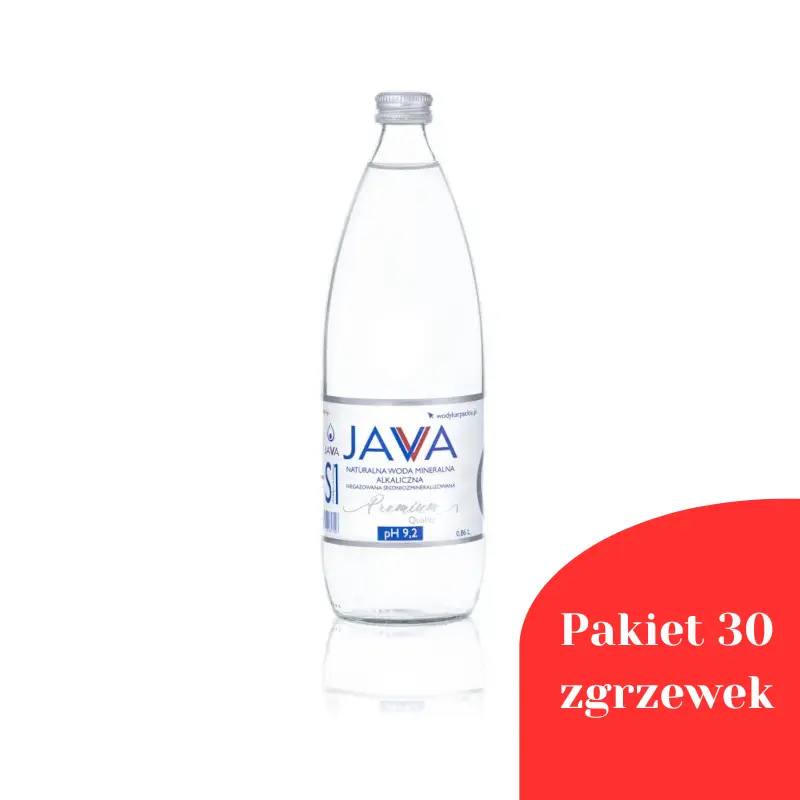 Pakiet 30 zgrzewek Java Niegazowana 0,86l 
