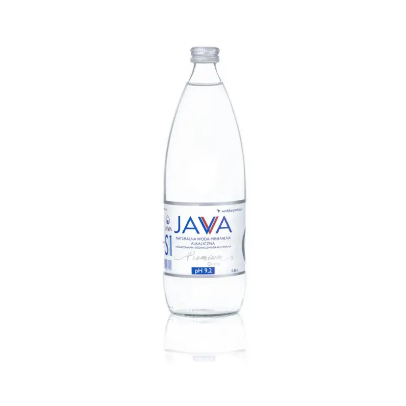 Java woda alkaiczna niegazowana 0,86l - szkło - 12 sztuk