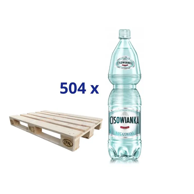 Cisowianka Naturalna woda mineralna niegazowana niskosodowa 504 x 1,5 l
