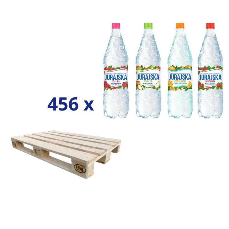 456x Jurajska Napój MIX SMAKÓW 1,5 l