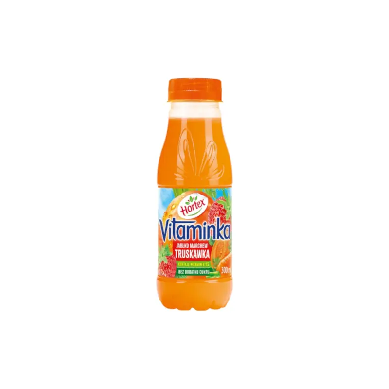 HORTEX VITAMINKA SOK JABŁKO MARCHEW TRUSKAWKA 300 ml - 1 szt.