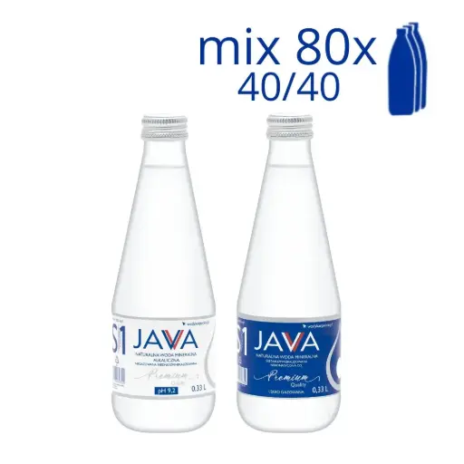 Java zestaw MIX szkło 0,33l - 80 sztuk