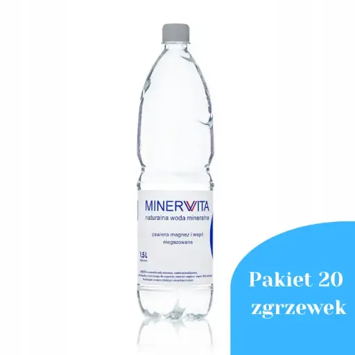 Pakiet 20 zgrzewek Minervita Niegazowana 1,5l