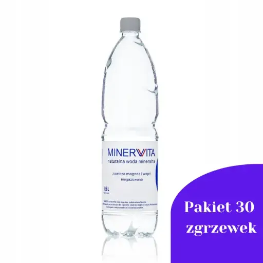 Pakiet 30 zgrzewek Minervita Niegazowana 1,5l