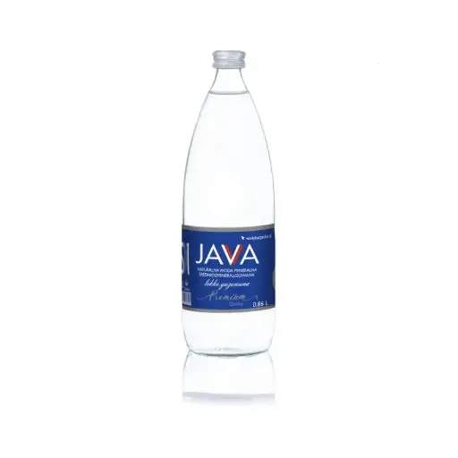 Java woda alkaiczna lekko gazowana 0,86l - szkło - 12 sztuk