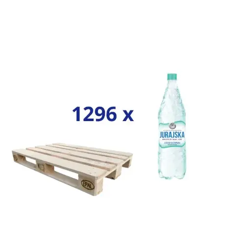 Jurajska Naturalna woda mineralna lekko gazowana 0,5 l PALETA 1296 sztuk