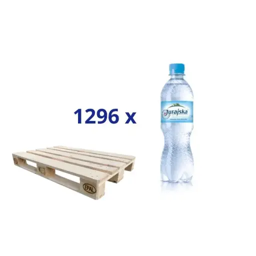 Jurajska Naturalna woda mineralna niegazowana 0,5 l PALETA 1296 sztuk