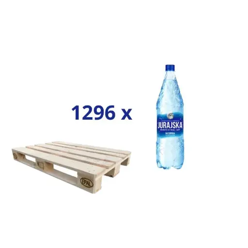 Jurajska Naturalna woda mineralna gazowana 0,5 l PALETA 1296 sztuk