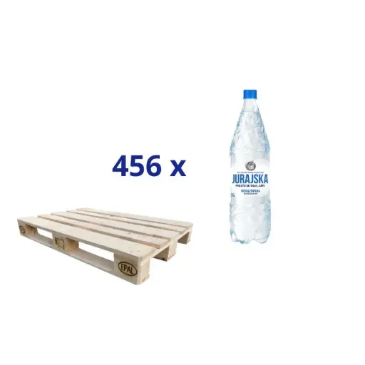 Jurajska Naturalna woda mineralna niegazowana 1,5 l PALETA 456 sztuk