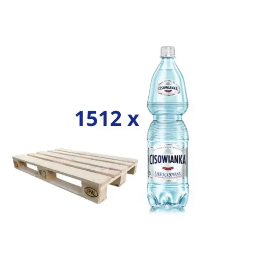 Cisowianka Naturalna woda mineralna lekko gazowana niskosodowa 1512 x 0,5 l