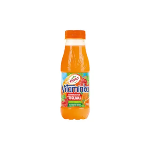 HORTEX VITAMINKA SOK JABŁKO MARCHEW TRUSKAWKA 300 ml - 1 szt.